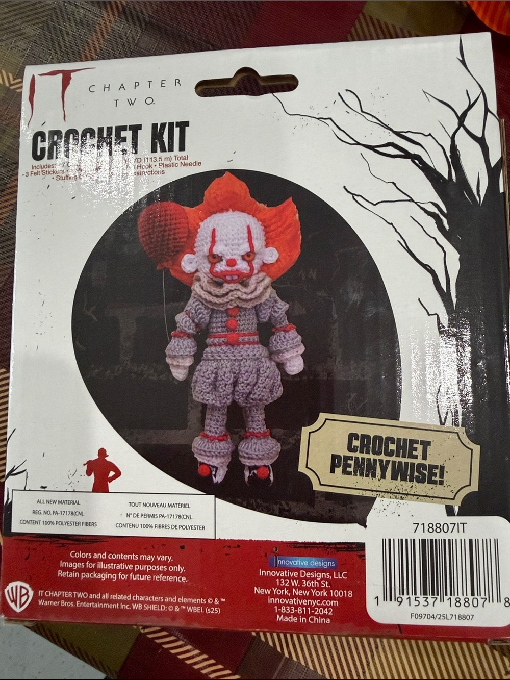 New-Crochet Kit PennyWise - Picture 2 of 2